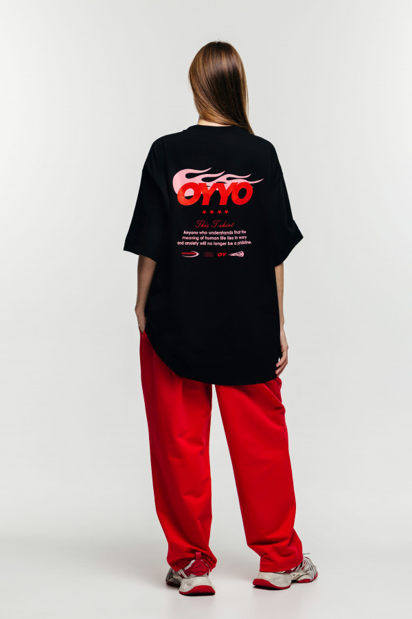 Футболка OYYO FLAME черная (M)