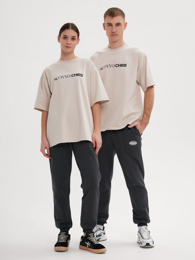 Футболка OYYO CLOTHES бежевая L
