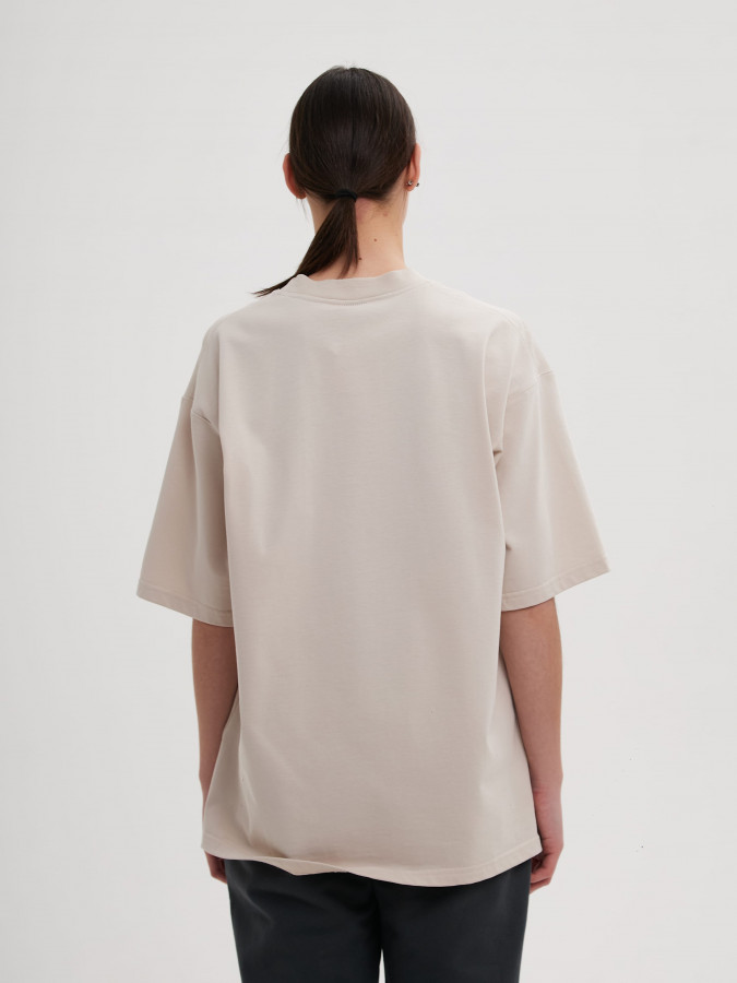 Футболка OYYO CLOTHES бежевая L