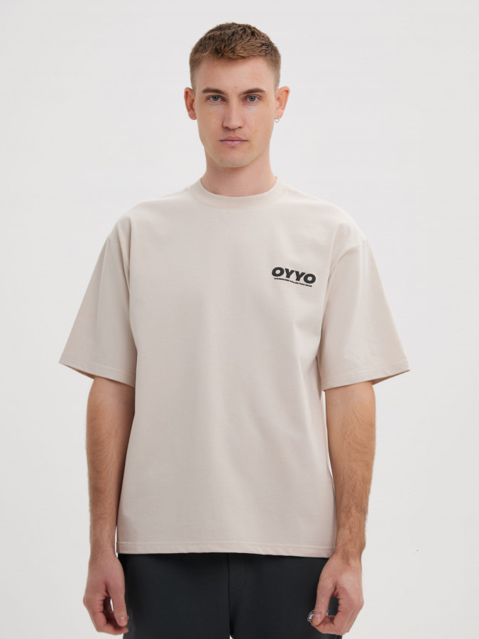 Футболка OYYO 2K25 бежевая L