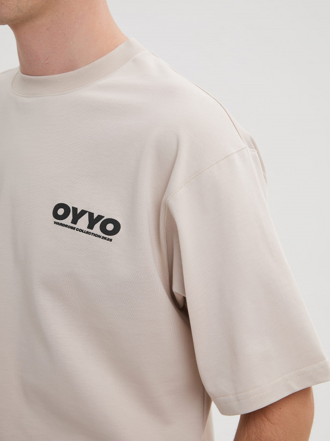 Футболка OYYO 2K25 бежевая L