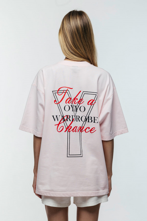 Футболка OYYO CHANCE светло-розовый (L)