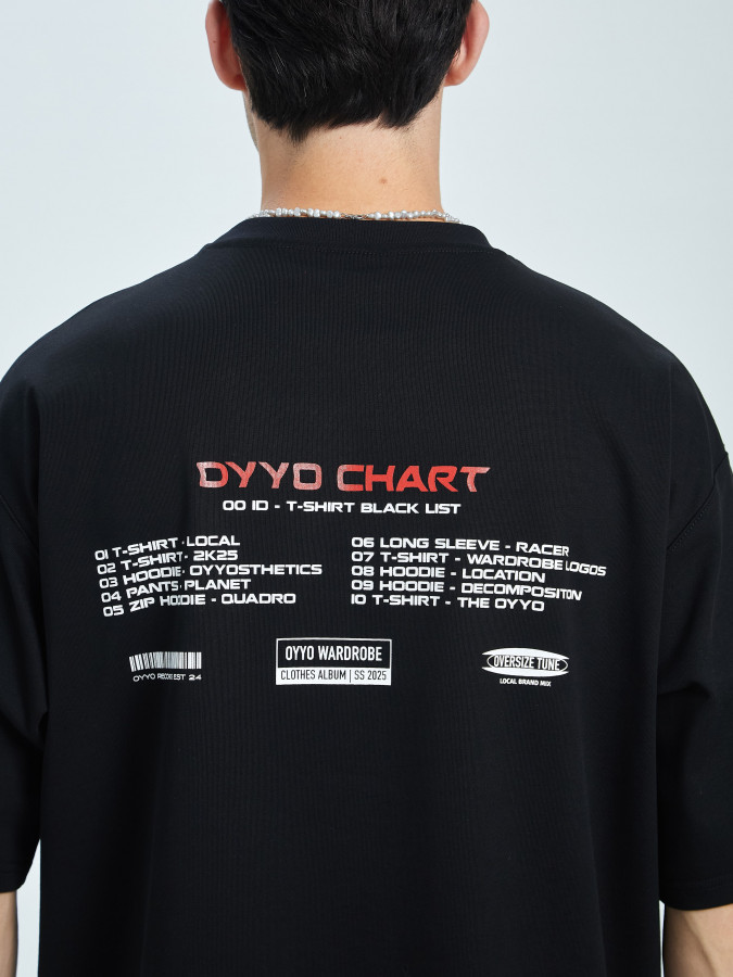 Футболка OYYO CHART черная XL