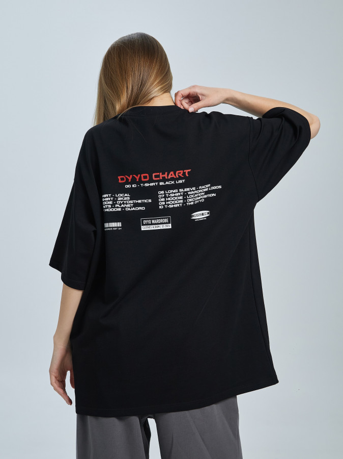Футболка OYYO CHART черная XL