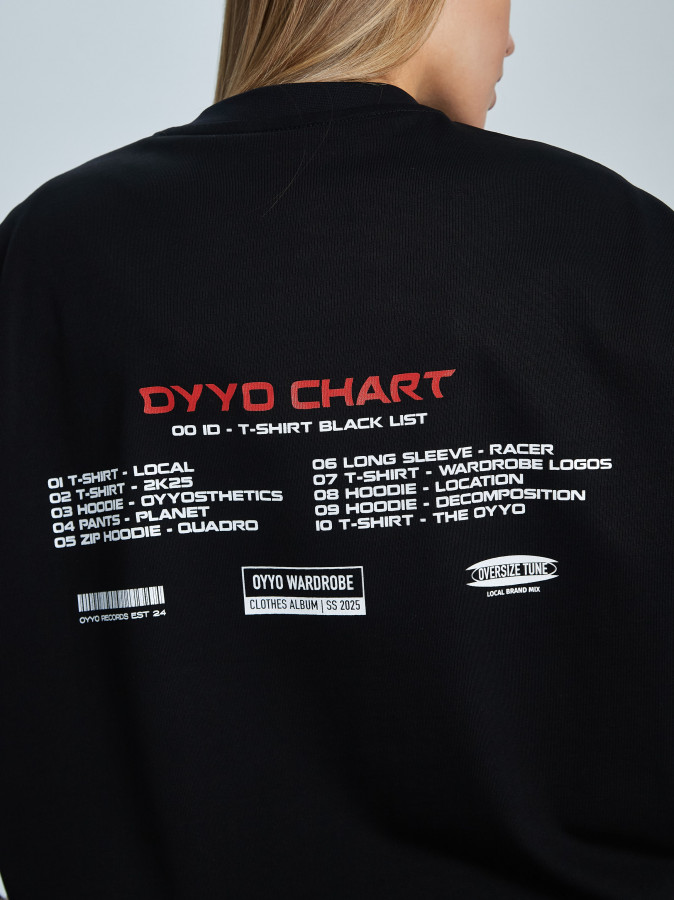 Футболка OYYO CHART черная XL