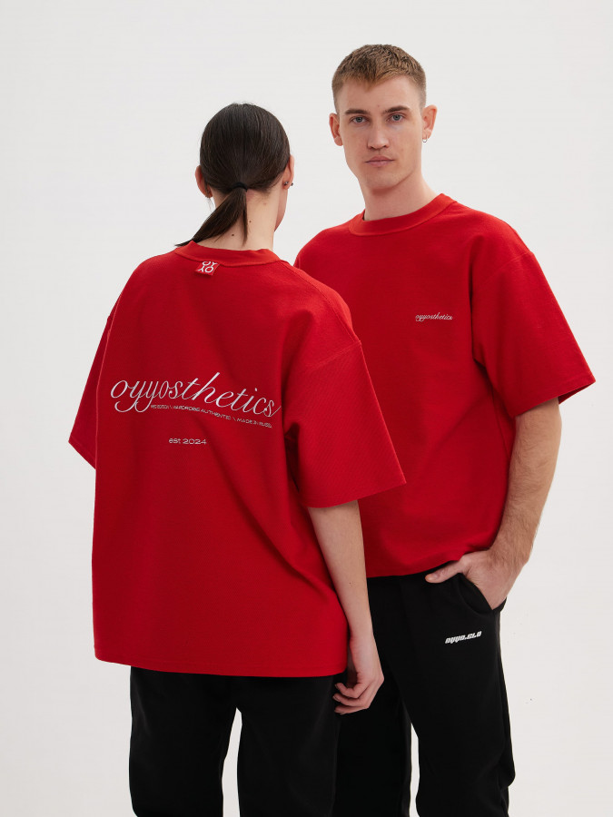 Футболка OYYOSTHETICS красная S