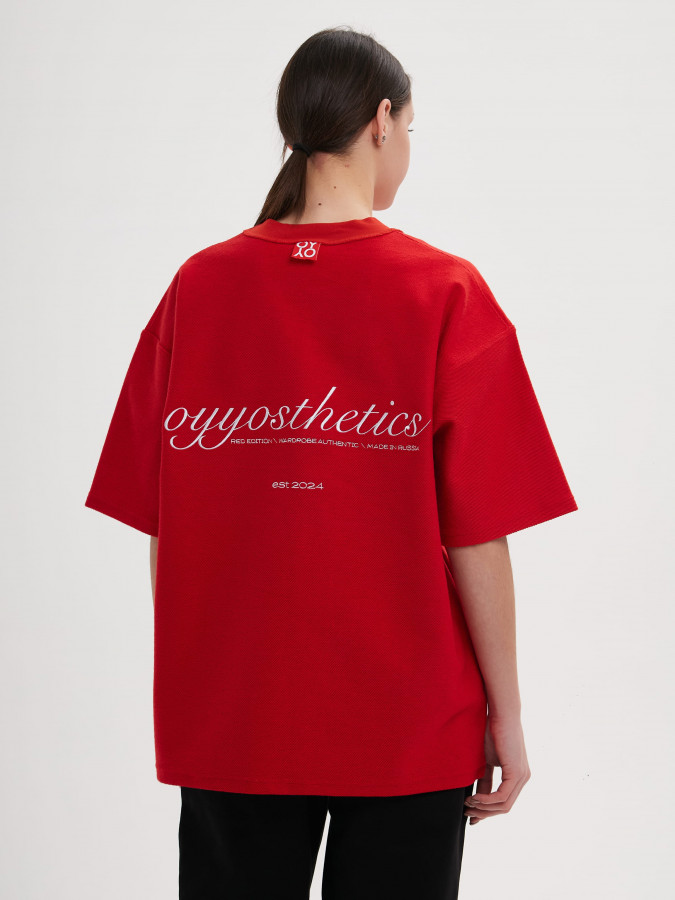Футболка OYYOSTHETICS красная S
