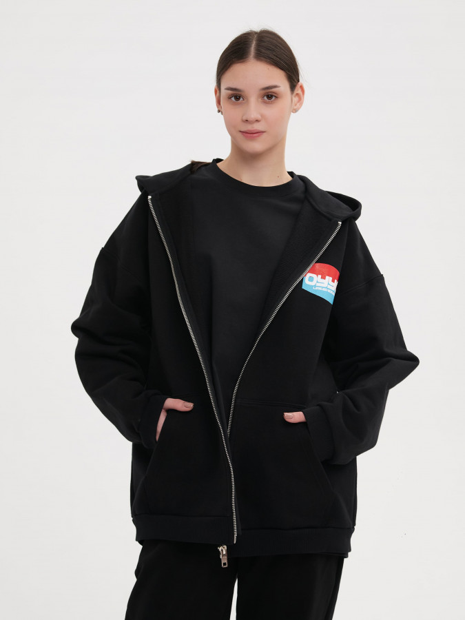 Зип худи OYYO COOL черный (L)