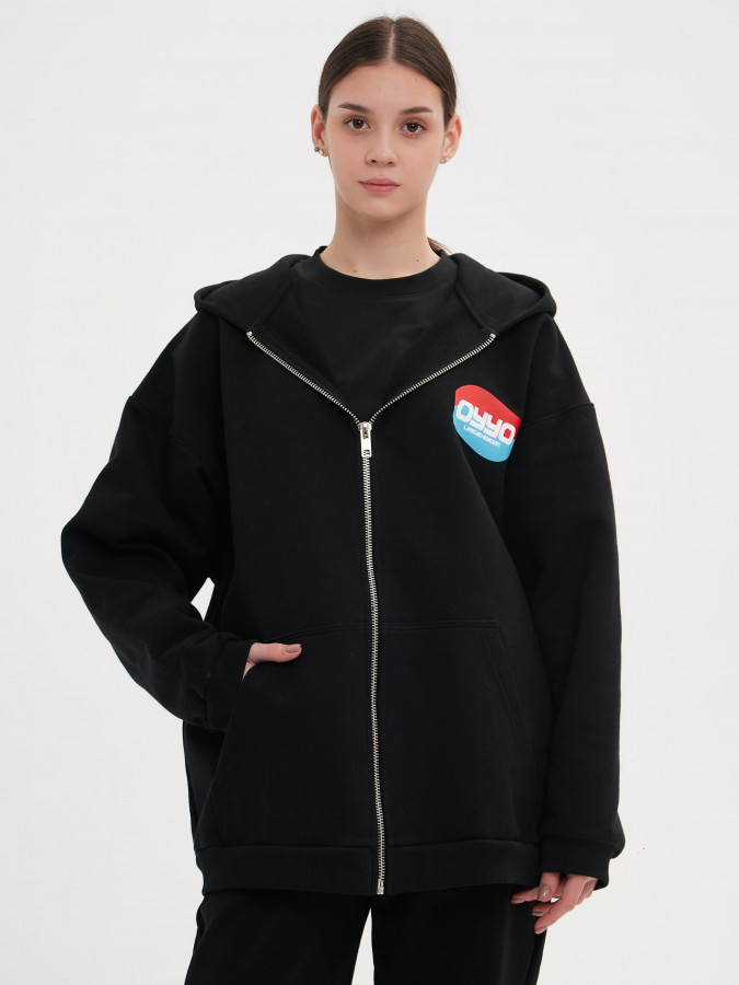 Зип худи OYYO COOL черный (L)