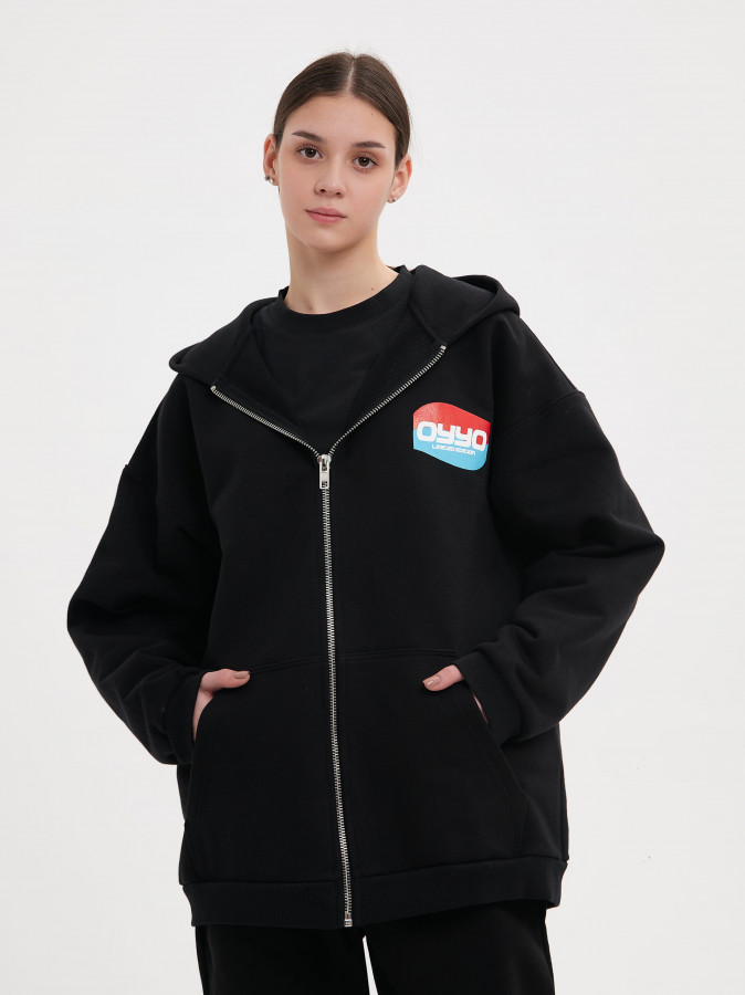 Зип худи OYYO COOL черный (L)