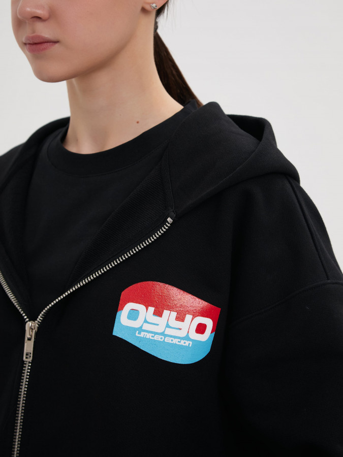 Зип худи OYYO COOL черный (L)