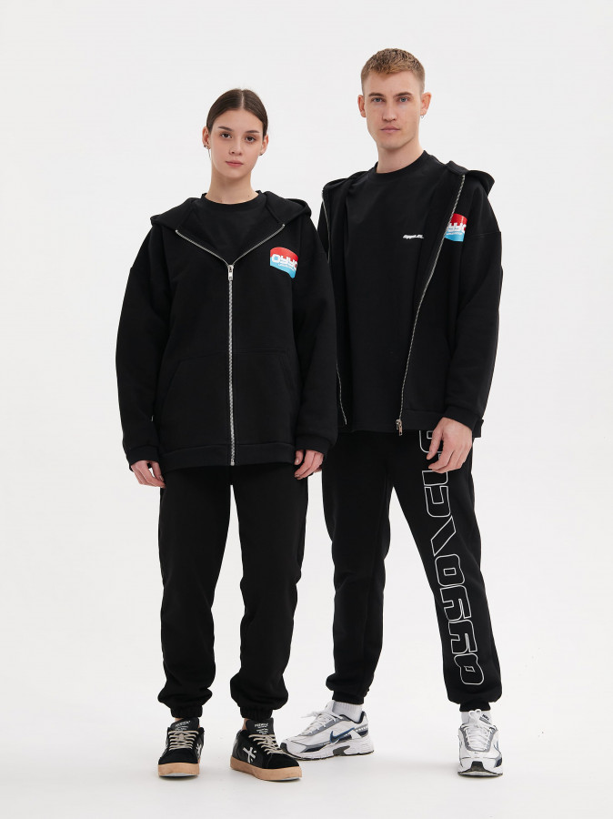 Зип худи OYYO COOL черный (L)