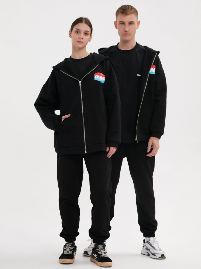 Зип худи OYYO COOL черный (L)