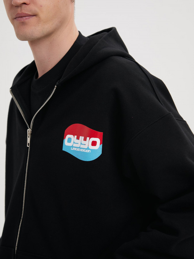 Зип худи OYYO COOL черный (L)