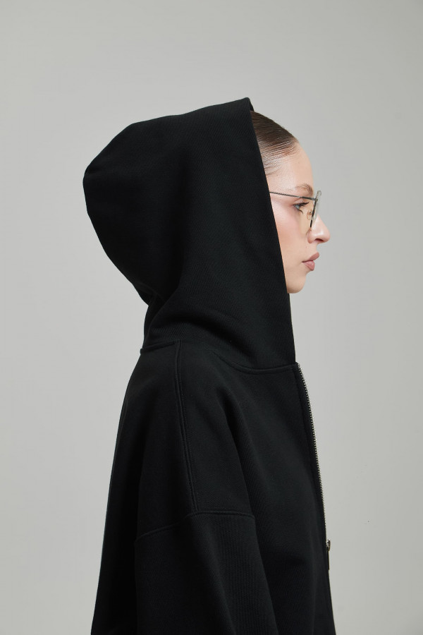 Зип худи OYYO QUADRO черный (M)