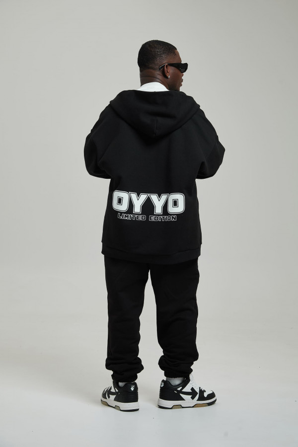 Зип худи OYYO QUADRO черный (M)
