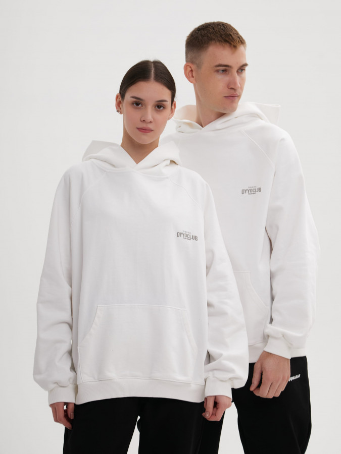 Худи OYYO CLUB белый (L)
