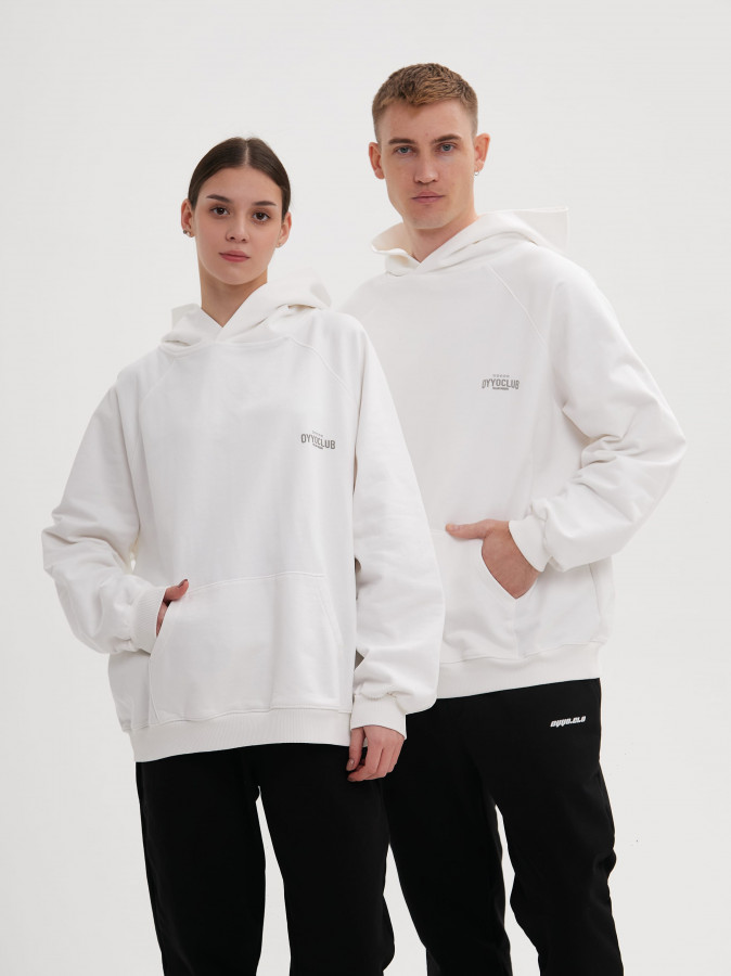 Худи OYYO CLUB белый (L)