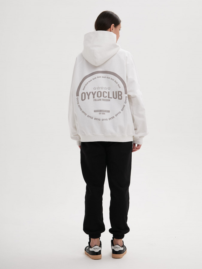 Худи OYYO CLUB белый (L)
