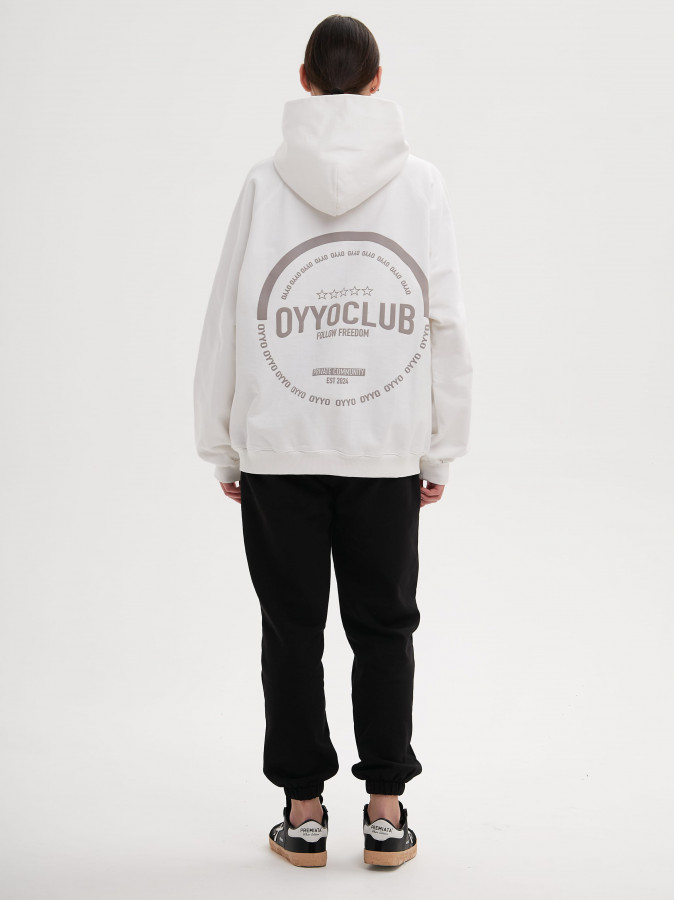 Худи OYYO CLUB белый (L)