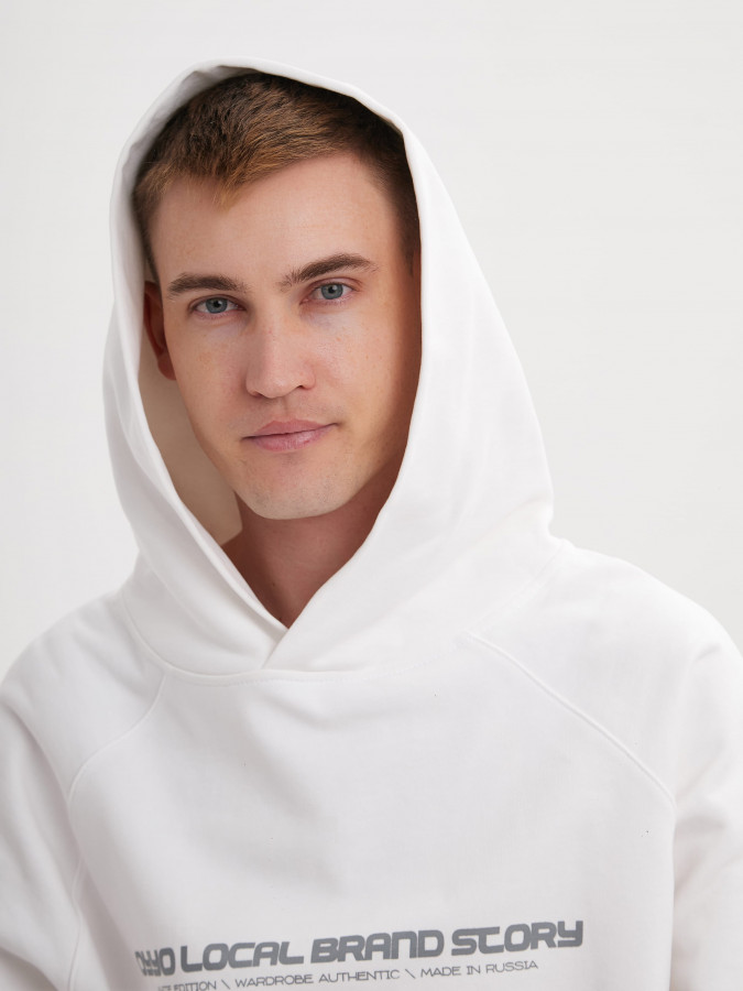 Худи OYYO LOCAL белый (L)