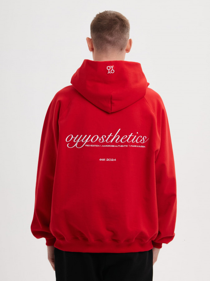 Худи OYYOSTHETICS красный L