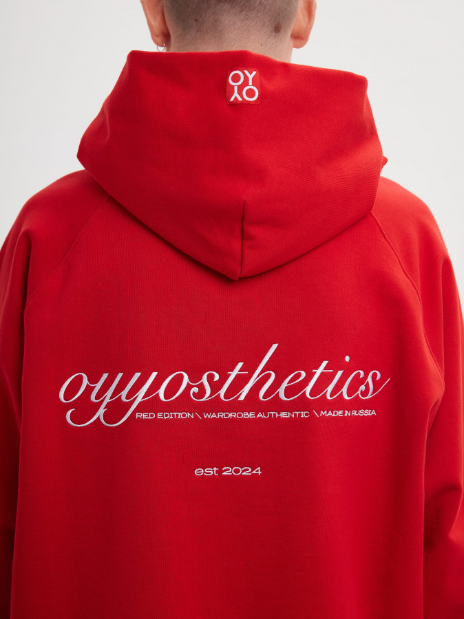 Худи OYYOSTHETICS красный L