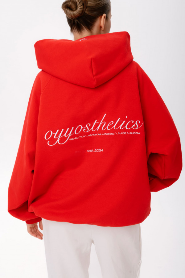 Худи OYYOSTHETICS красный L