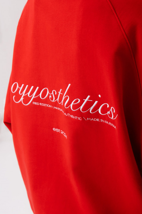 Худи OYYOSTHETICS красный L