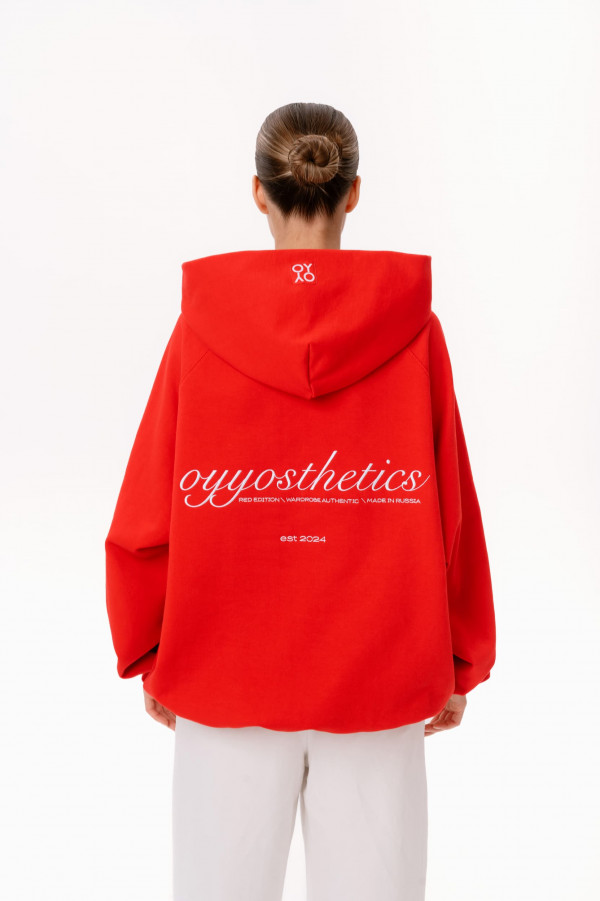 Худи OYYOSTHETICS красный M