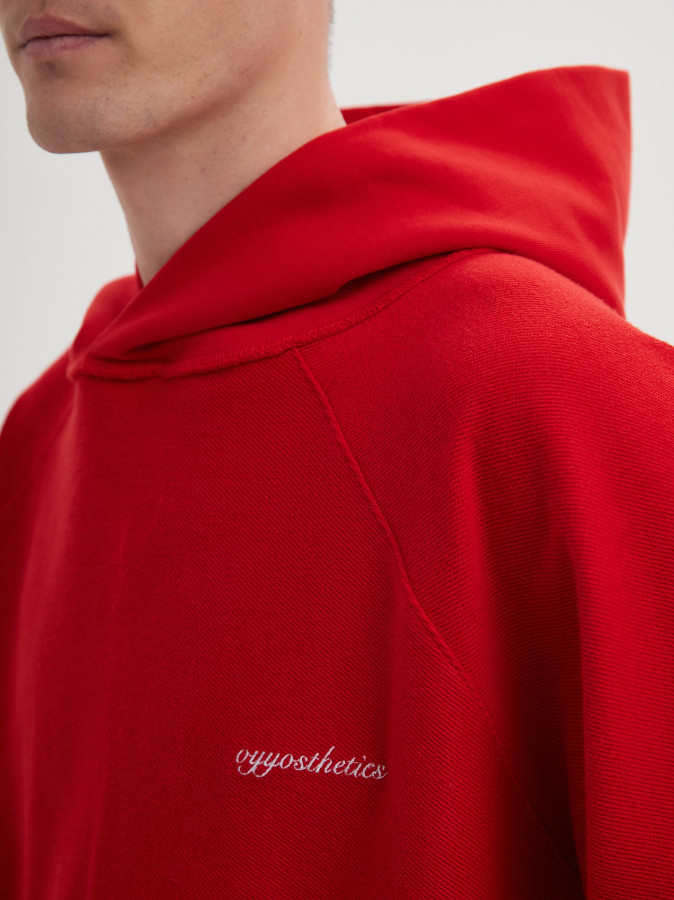 Худи красный OYYOSTHETICS REVERSE (L)