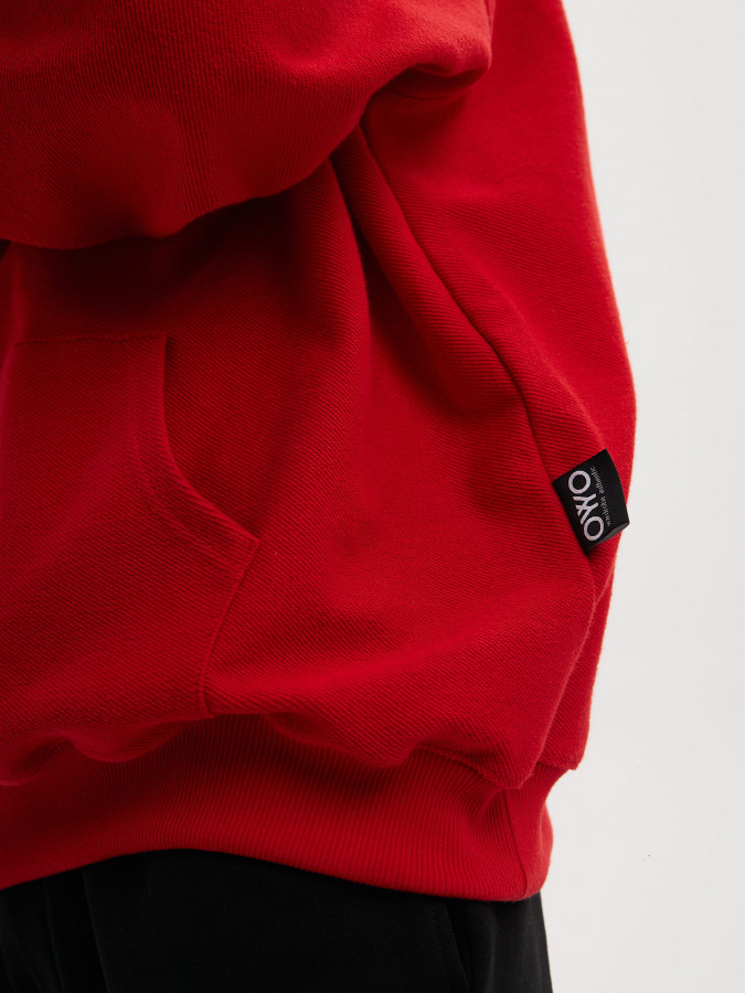 Худи красный OYYOSTHETICS REVERSE (L)